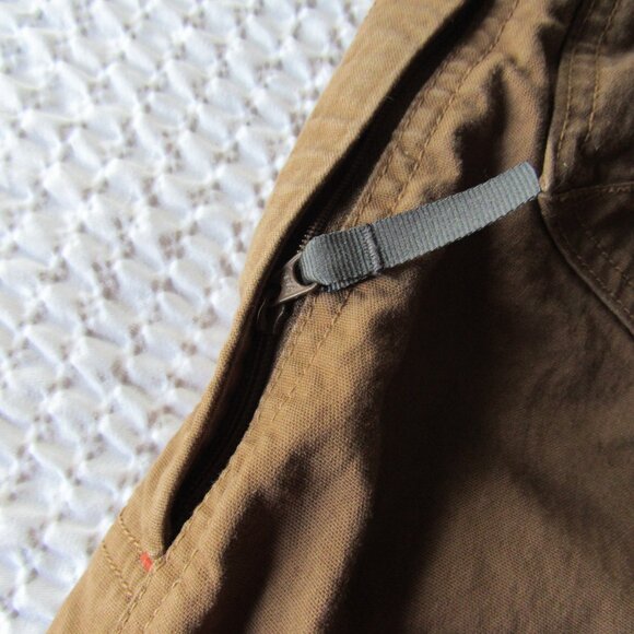 Brown Fleece Lined Pants Stretch Insulated 40 LL Bean Pants Men 40x29 Vintage - Picture 15 of 16